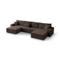 Mars Meble - PRIMO U BROWN Narożnik z funkcją i pojemnikiem PROMOCJA