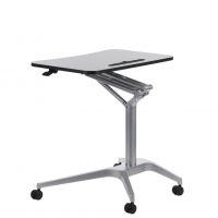 STEMA - STOLIK JEZDNY S-A10 | Szary/Czarny | Regulowana wysokość