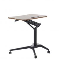 STEMA - STOLIK JEZDNY S-A10 | Czarny/Orzech | Regulowana wysokość