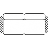 FENIKS MEBLE - MOZZA Sofa 2,5 BB bez boków