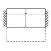 FENIKS MEBLE - ALLURE Sofa 2,5F BB z funkcja spania | bez boków