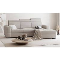 Mars Meble - AXEL MINI Narożnik z funkcją spania i pojemnikiem | BEIGE – Voss 28 | PROMOCJA