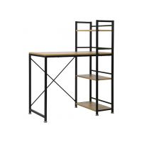 SIGNAL - B-036 Biurko | Dąb | Stelaż Czarny