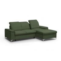 Mars Meble - BERGAMO MINI Narożnik z funkcją i pojemnikiem GREEN - VENA 05 | PROMOCJA