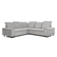 Mars Meble - BOSS XL Narożnik z funkcją spania i pojemnikiem | Light grey - Eddy 20 | PROMOCJA