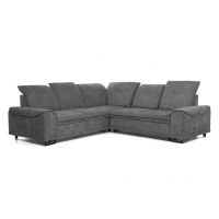 Mars Meble - BOSS XL Narożnik z funkcją spania i pojemnikiem | Dark grey - Eddy 21 | PROMOCJA