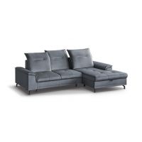 Mars Meble - BRUNO MINI ANTHRACITE Narożnik z funkcją i pojemnikiem PROMOCJA