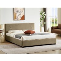 SIGNAL - COLUMBIA Velvet Łóżko 160x200 | Beż BLUVEL 28