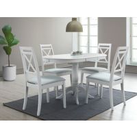 SIGNAL - DELLO Stół 100-129x70cm | Biały