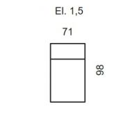 Bydgoskie Meble - ALEXANDRIA EL. 1,5 wewnętrzny