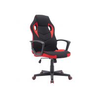 SIGNAL - Fotel obrotowy DAKAR | Czarny | Czerwony