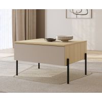 HELVETIA MEBLE WIERUSZÓW - ORE STOLIK KAWOWY | 24LKOG98 | Dąb lindberg- Kaszmir