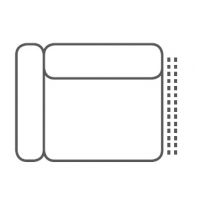 FENIKS MEBLE - PESARO Fotel 1,5L z lewym bokiem