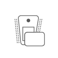 FENIKS MEBLE - PESARO Półka na laptop PLT TRAPEZ z ładowarką