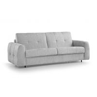 Mars Meble - PERONI 180 Sofa na stelażu włoskim | funkcja spania i materac oraz pojemnik LIGHT GREY | PROMOCJA