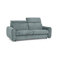 Mars Meble - PEROTTI 160 Sofa na stelażu włoskim | funkcja spania i materac oraz pojemnik SKY BLUE - RUN AGAIN 72 | PROMOCJA
