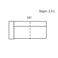 Bydgoskie Meble - ALEXANDRIA Segm. 2,5 L lewy