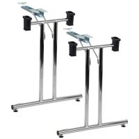 STEMA - Składane nogi do biurka lub do stołu SC-921 | Chrom | 59 cm