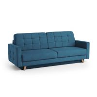 Mars Meble - VEGAS Kanapa z funkcją i pojemnikiem | BLUE - VELO 631 | PROMOCJA