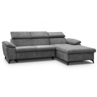 Mars Meble - COLIN DARK GREY Narożnik z funkcją i pojemnikiem PROMOCJA