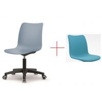 BGROUP - COWORKER Fotel Obrotowy SOFT S150 | Kubełek Tapicerowany