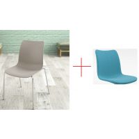 BGROUP - COWORKER Krzesło Konferencyjne SOFT S40 | Stelaż Metalowy na 4 nogach | Kubełek Tapicerowany