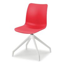 BGROUP - COWORKER Krzesło Konferencyjne PPL S60 | Stelaż typu Pająk | Oparcie z Tworzywa | Mechanizm Obrotu 360°