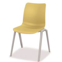 BGROUP - COWORKER Krzesło Konferencyjne PPL SP40 | Stelaż z Tworzywa na 4 nogach | Oparcie z Tworzywa