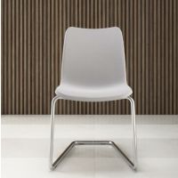 BGROUP - COWORKER Krzesło Konferencyjne SOFT S50 | Stelaż Metalowy na Płozie nr 1 | Kubełek Tapicerowany