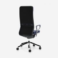 NOWY STYL - YOUTEAM Fotel Obrotowy SWIVEL CHAIR HB UPH BLACK GREY | Wysokie Oparcie Tapicerowane | Wersja Czarno-Szara SG | Zgodny z Rozporządzeniem z 2023 roku