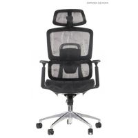 STEMA - ErgoNew A1 Fotel Obrotowy | Czarny | Siedzisko Siatkowe | Zgodny z Rozporządzeniem z 2023 roku