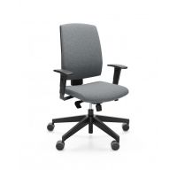 PROFIM - RAYA Fotel Obrotowy 21SL | Tył Oparcia z Tworzywa | Mechanizm Synchro | Wysuw Siedziska | Zgodny z Rozporządzeniem z 2023 roku