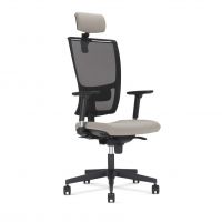 NOWY STYL - Z-BODY TRADE Fotel Obrotowy HRUA ES | Oparcie Siatkowe | Zagłówek | Zgodny z Rozporządzeniem z 2023 roku