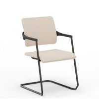 NOWY STYL - 2ME Krzesło konferencyjne BL CFP BL GB | Wersja biała BL | Na płozie