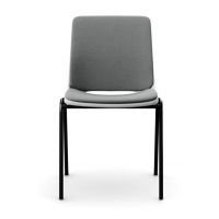 PROFIM - ANA Krzesło Konferencyjne 4340SR | Kubełek Plastikowy | Tapicerowane Nakładki na Siedzisko i Oparcie | Sztaplowanie do 7 Krzeseł