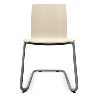 PROFIM - COM Krzesło Konferencyjne K12V1 | Kubełek ze Sklejki | Na Płozie V1