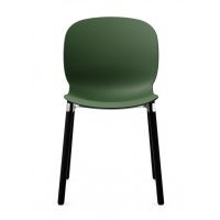 PROFIM - NOOR Krzesło Konferencyjne 6080 | Kubełek Plastikowy | Nogi Drewniane