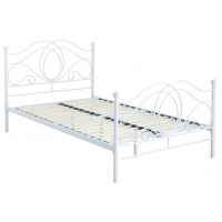 FURNITEX - LM3-FX Łóżko 120x200 | BIAŁE | DOSTĘPNE OD RĘKI