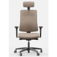 BGROUP - SKILL Fotel Obrotowy SKSB | Obciążenie do 150 kg | Oparcie Tapicerowane | Czarny | Zgodny z Rozporządzeniem z 2023 roku