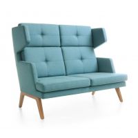 PROFIM - OCTOBER Sofa 22 | Nogi Metalowe ^ Drewniane | 2 Siedziska | Wysokie Oparcie