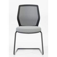 BGROUP - START Krzesło Konferencyjne STS50N | Oparcie Siatkowe | Na płozie | Sztaplowanie do 5 sztuk