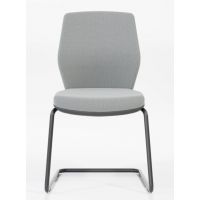 BGROUP - START Krzesło Konferencyjne STS50S | Oparcie Tapicerowane | Na płozie | Sztaplowanie do 5 sztuk