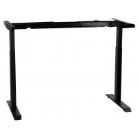 STEMA - UT04-2T/B Stelaż | Elektrycznie Podnoszony | Wysokość 70,5-118 cm | Czarny