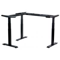 STEMA - UT04-3T/90A/B Stelaż | Elektrycznie Podnoszony | Wysokość 61,5- 26,5 cm | Czarny