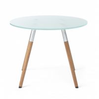 PROFIM - Stolik Okolicznościowy SW40 | Okrągły | Wysokość 45 cm | Stelaż Drewniany