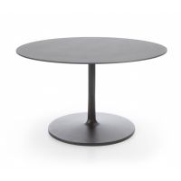 PROFIM - CHIC Stolik Restauracyjny RR40 | Okrągły | Wysokość 48 cm | Baza Żeliwna Czarna