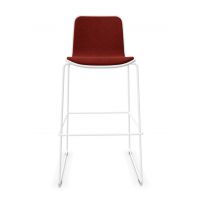 NOWY STYL - VAPAA Krzesło Barowe FRAME CHAIR HKR CFS W | Sklejka bukowa / Bejcowana z nakładką tapicerowaną